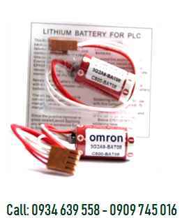 Pin Omron 3G2A9-BAT08 lithium 3.6V size 2/3A nuôi nguồn Omron PLC chính hãng
